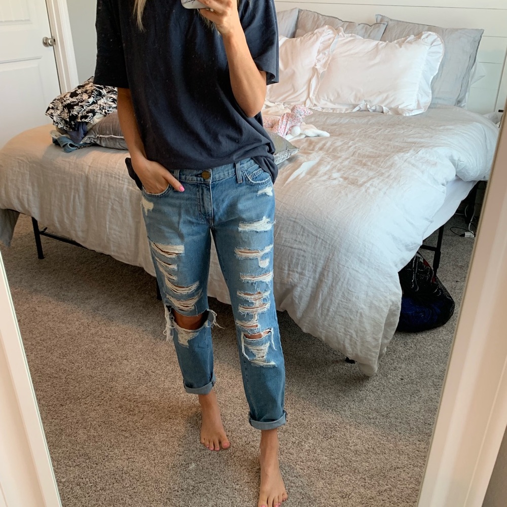 Current & Elliot boyfriend jeans